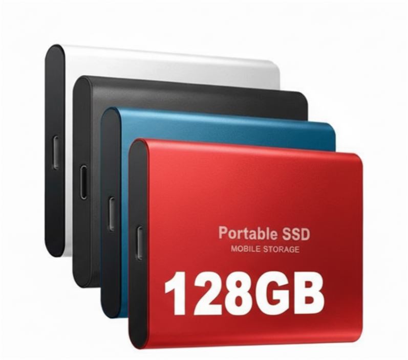 Wearclo | Portable SSD 128GB External Drive Compact Fast Best Quality