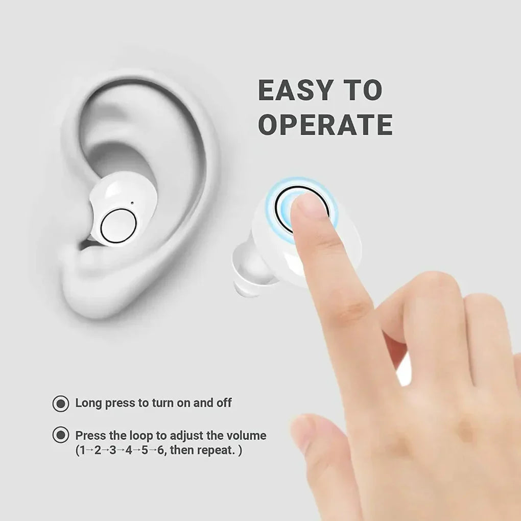 Wearclo | Rechargeable In-Ear Hearing Aids with Touch Controls