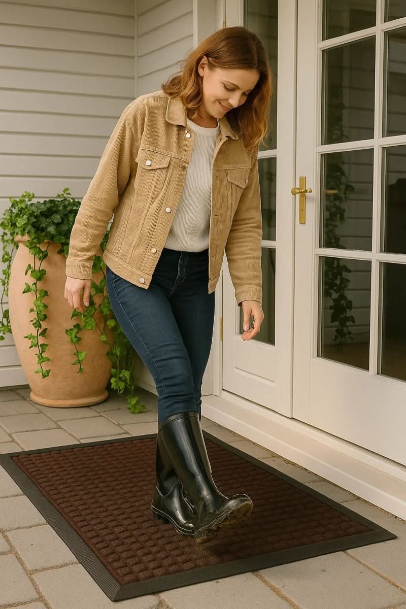 Wearclo | Robust Anti-Slip Doormat for Scraping Dirt