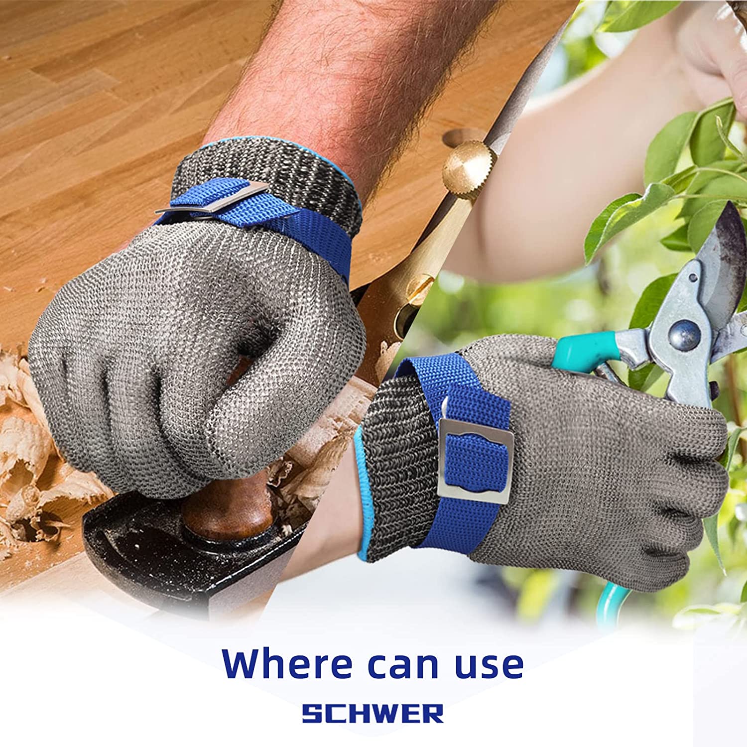 Wearclo | Safehands - Metal Glove with Stainless Steel Mesh (Buy 1 Get 1 Free)