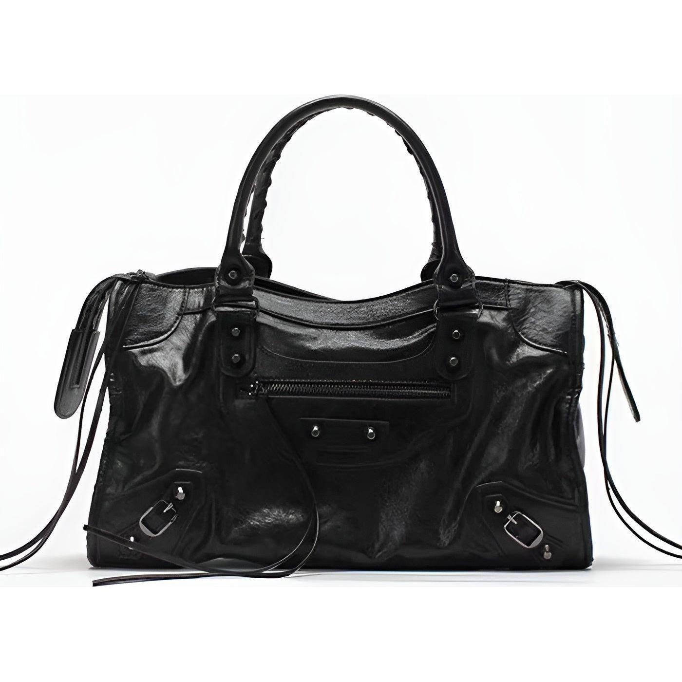 Wearclo | Salome Bag | Spacious Handbag in PU Leather | Black