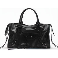 Wearclo | Salome Bag | Spacious Handbag in PU Leather | Black