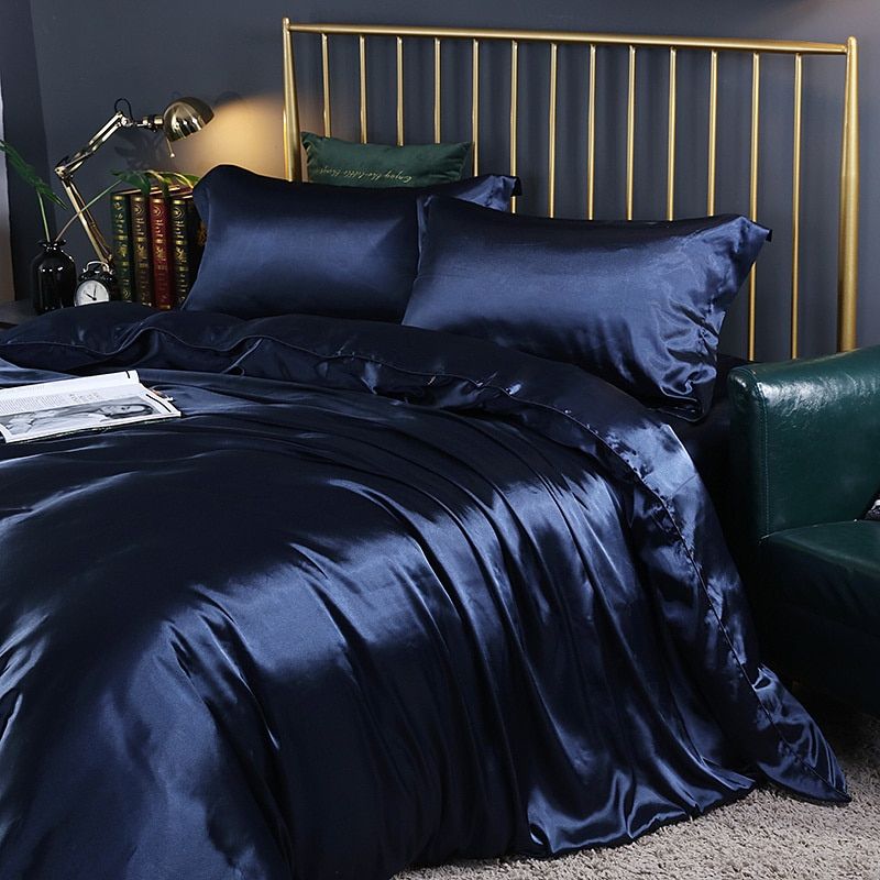 Wearclo | Satin Duvet Cover Set Smooth & Silky