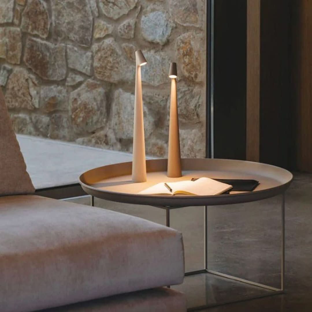 Wearclo | Scandinavian Drip-Free Table Lamp | Touch Control & USB Charging