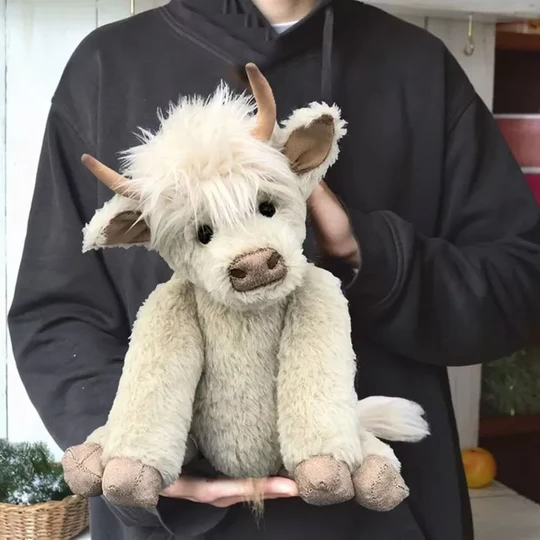 Wearclo | Scottish Handmade Highland Cattle Plush Toy