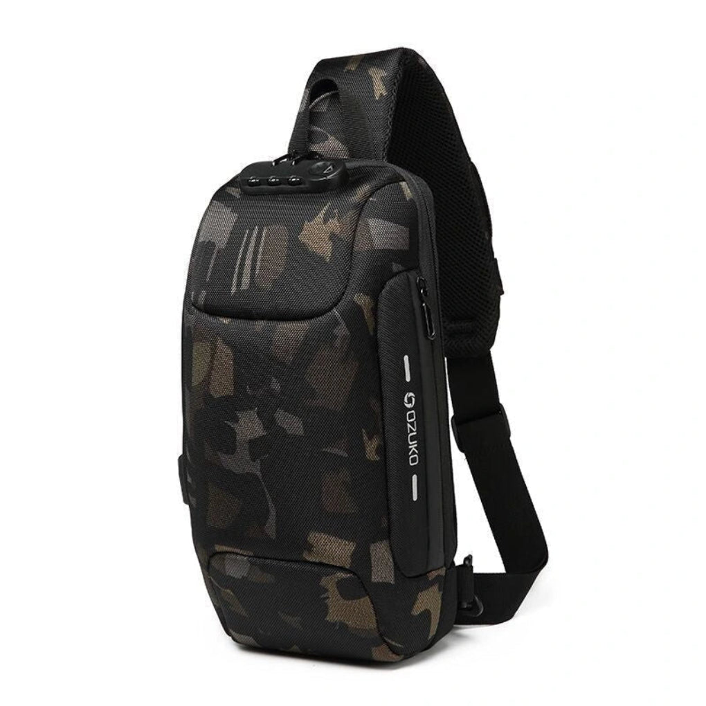 Wearclo | Shoulder Bag with USB Port and Lock