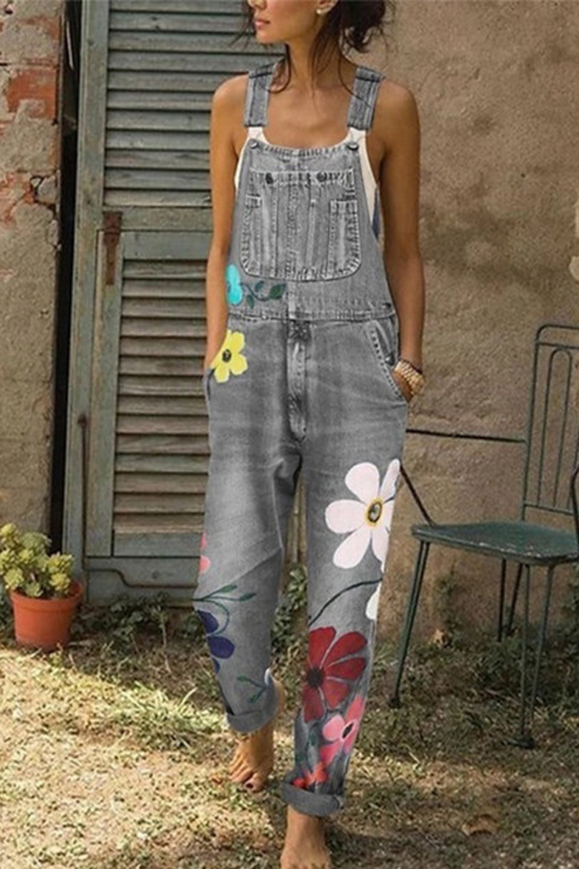 Wearclo | Sleeveless Denim Overall