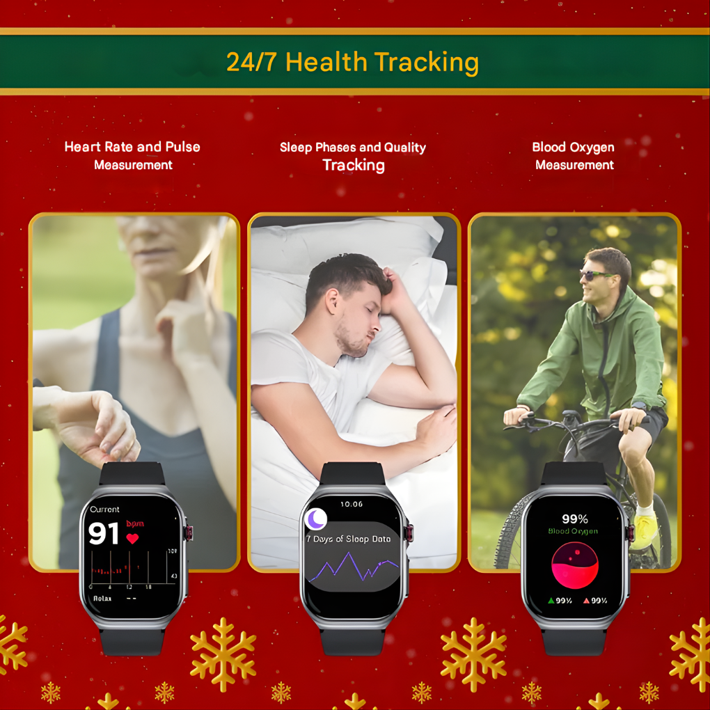 Wearclo | Smart Fitness Watch with 24/7 Health Tracking