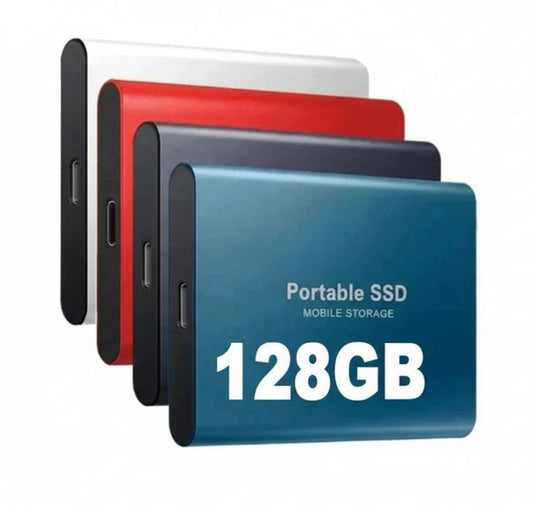 Wearclo | SpeedRivePro | External SSD 128GB Storage with USB3.1 & M.2 Type-C