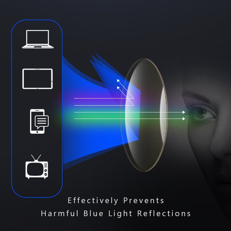 Wearclo | Sports glasses for men with ultra-light lenses against blue light and presbyopia