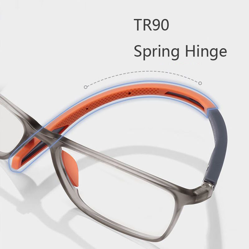 Wearclo | Sports glasses for men with ultra-light lenses against blue light and presbyopia