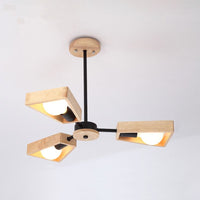 Wearclo | Geometric Wood Sputnik Chandelier