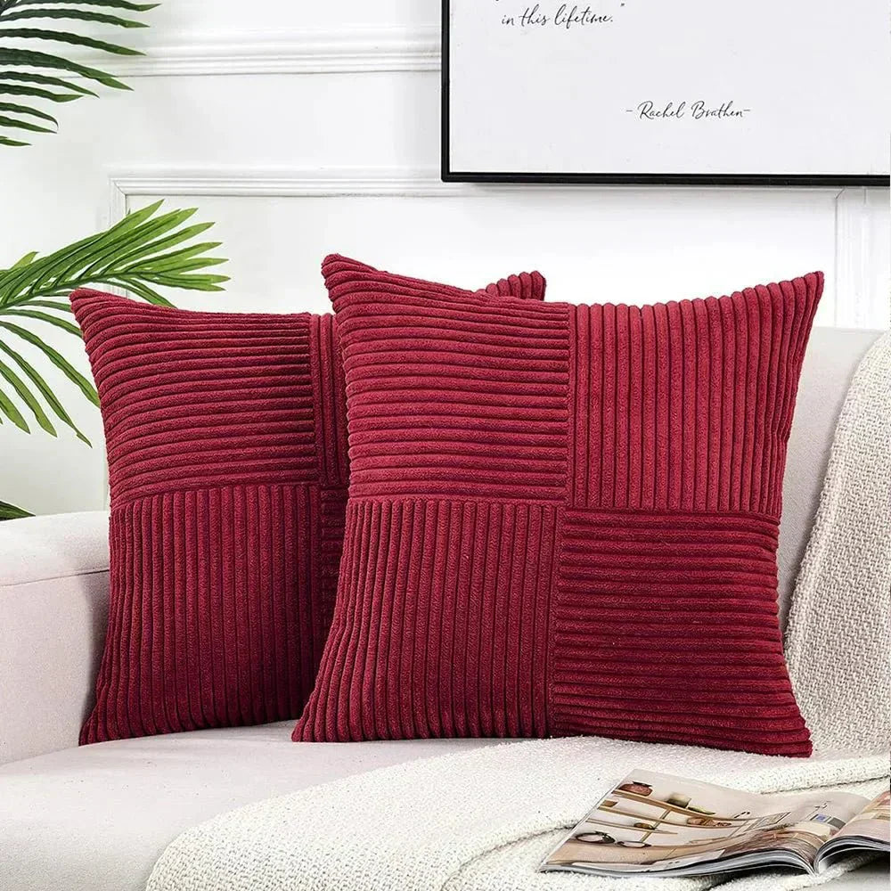 Wearclo | Textured Ribbed Cushion Cover