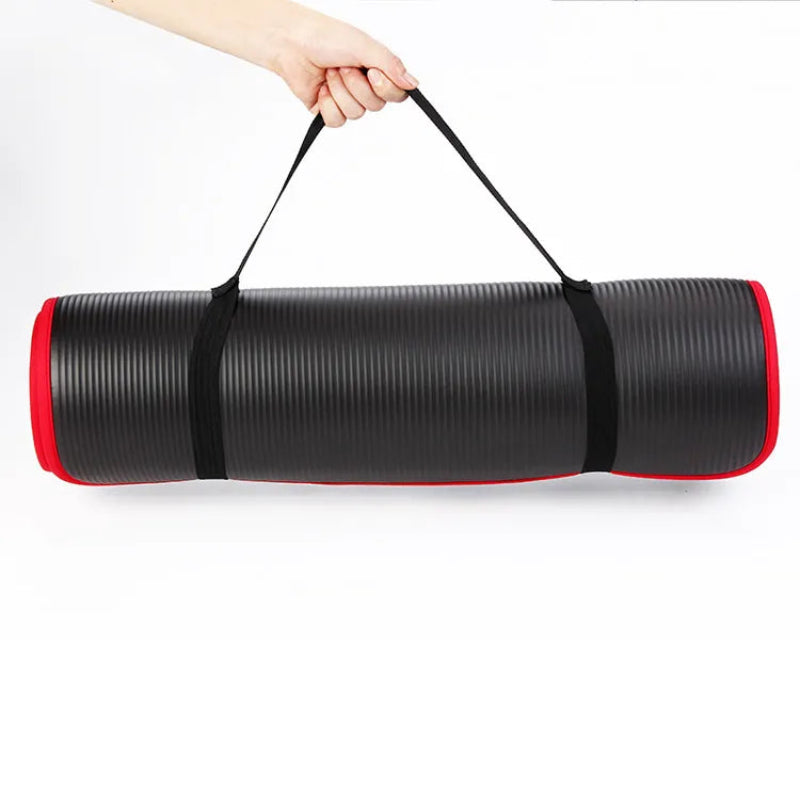 Wearclo | Thick Non-Slip Yoga Mat with Ribbed Texture