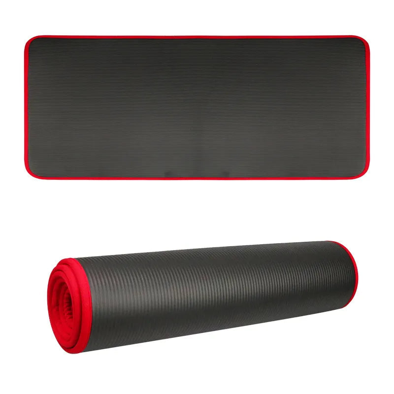 Wearclo | Thick Non-Slip Yoga Mat with Ribbed Texture
