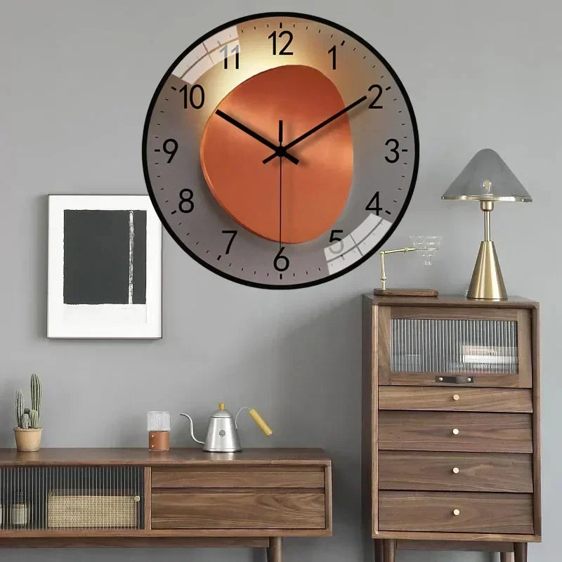 Wearclo | Timeless Whisper™ | Silent Classic Wall Clock | Noise-Free Design for Bedroom & Office Decor