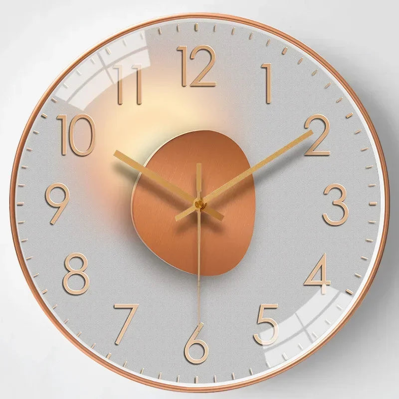 Wearclo | Timeless Whisper™ | Silent Classic Wall Clock | Noise-Free Design for Bedroom & Office Decor