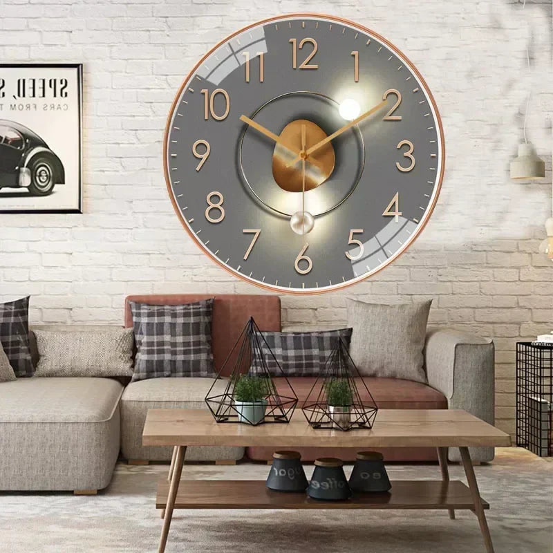 Wearclo | Timeless Whisper™ | Silent Classic Wall Clock | Noise-Free Design for Bedroom & Office Decor