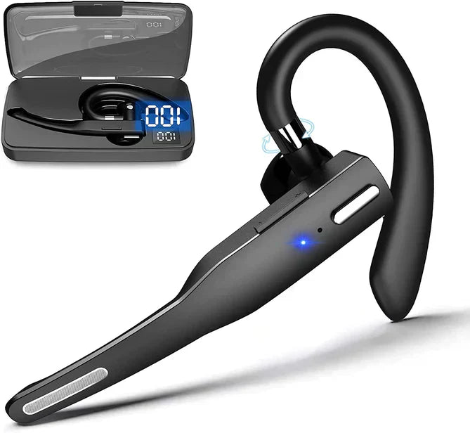 Wearclo | Trucker Dual Mic Wireless Bluetooth 5.1 Noise Cancelling Headset/Earphones