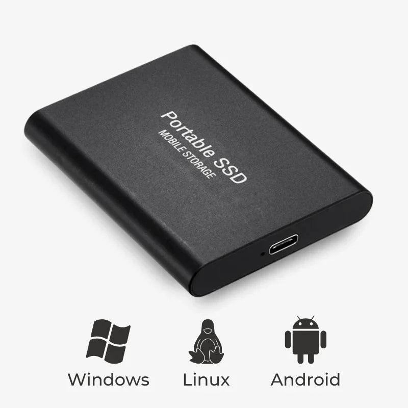Wearclo | UltraDrive - External SSD - Super Fast Storage 128GB