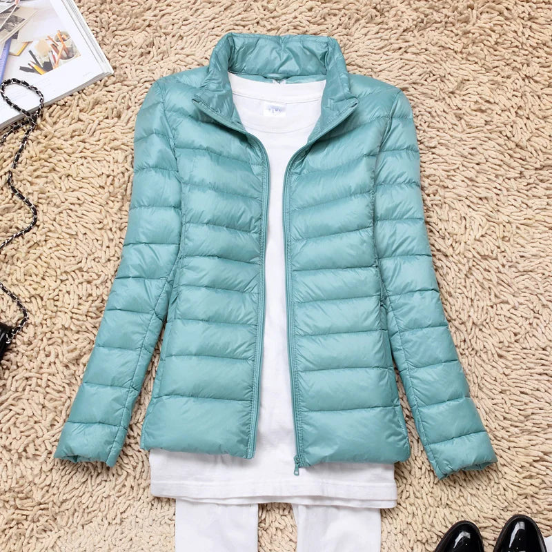 Wearclo | Ultralight Women's Down Jacket with Hood