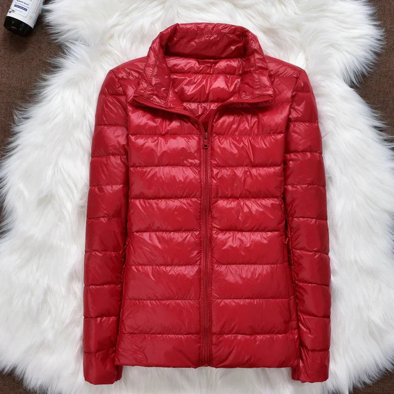 Wearclo | Ultralight Women's Down Jacket with Hood