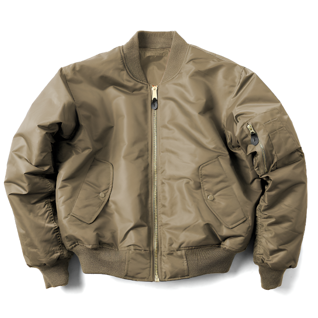 Wearclo | Unisex Bomber Jacket with Zipper
