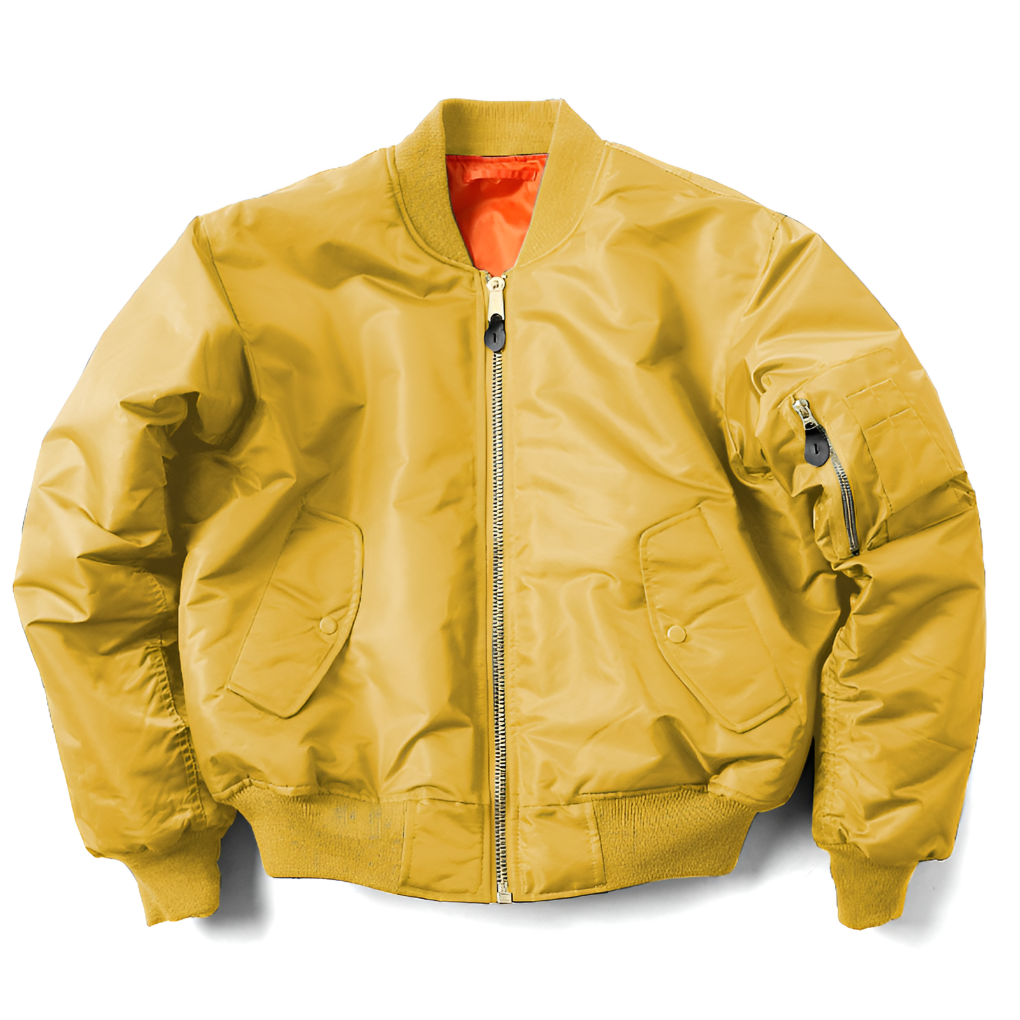 Wearclo | Unisex Classic Bomber Jacket with Ribbed Collar