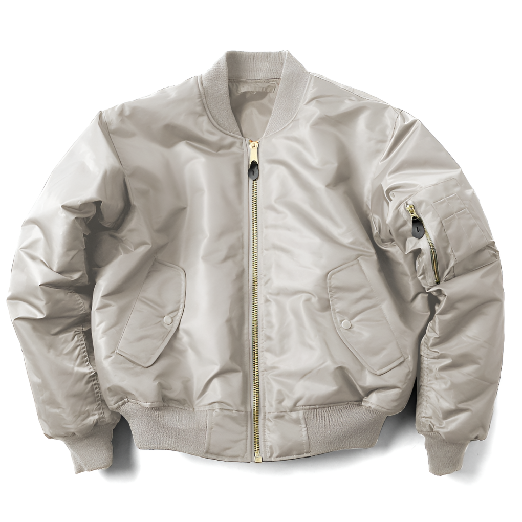 Wearclo | Unisex Classic Bomber Jacket with Ribbed Collar