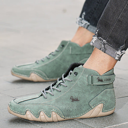 Wearclo | Unisex Mid-Top Lace-Up Barefoot Shoes