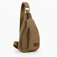 Wearclo | Unisex Sling Bag Vintage Canvas Crossbody