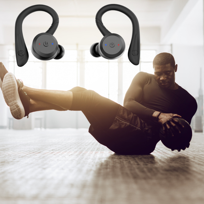 Wearclo | Vega - Waterproof Wireless Sport Earbuds with 20 Hours Playtime
