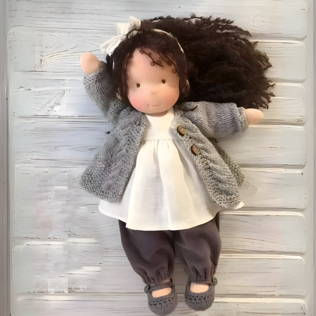 Wearclo | Waldorf Doll - Handmade Fabric Doll for Imaginative Play