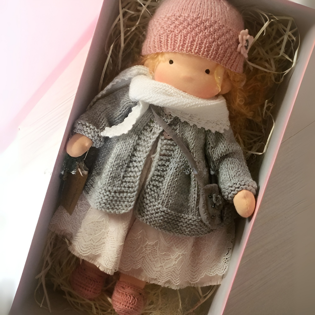 Wearclo | Waldorf Doll - Handmade Fabric Doll for Imaginative Play