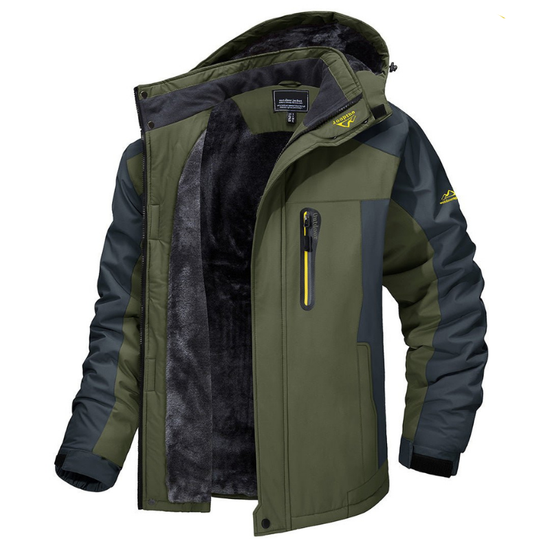 Wearclo | Warm, Waterproof Winter Jacket for Men