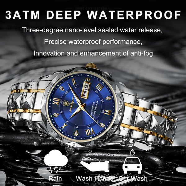 Wearclo | Waterproof Luxury Men's Wristwatch by the Top Brand with Luminous Function