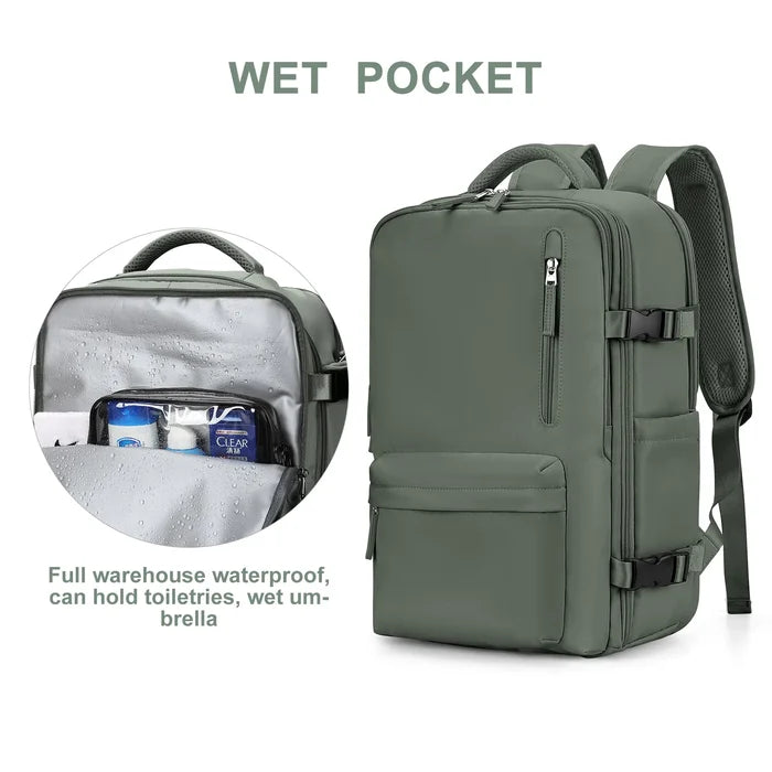 Wearclo | Waterproof Travel Backpack for Women