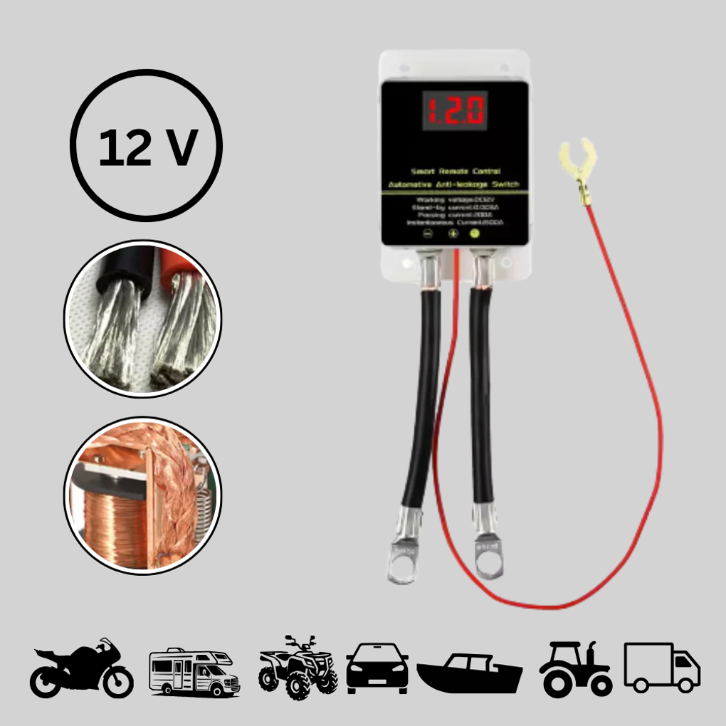 Wearclo | Wireless Battery Disconnect Switch for Vehicles
