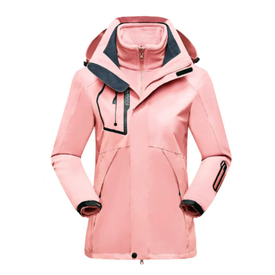 Wearclo | Women's 3-in-1 Waterproof Parka Jacket