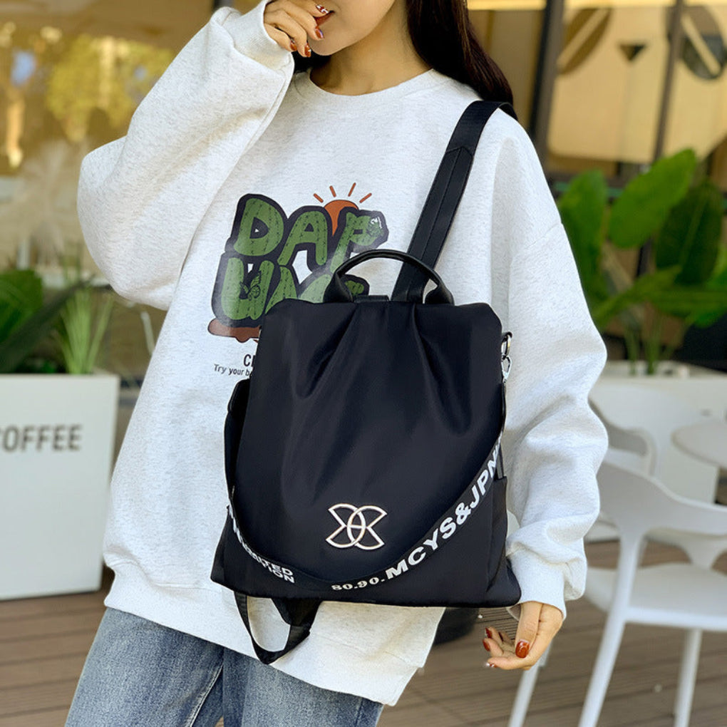 Wearclo | Women's Anti-Theft Backpack Ruched