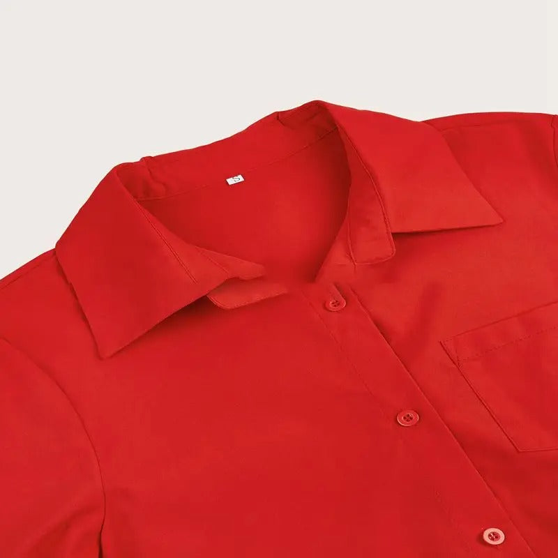 Wearclo | Women's Button-Down Shirt Dress