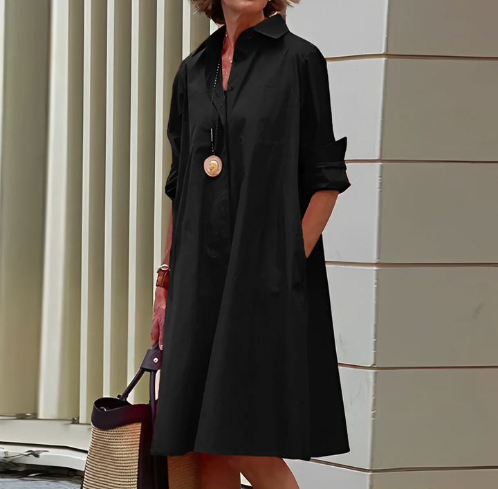 Wearclo | Women's Button-Down Shirt Dress