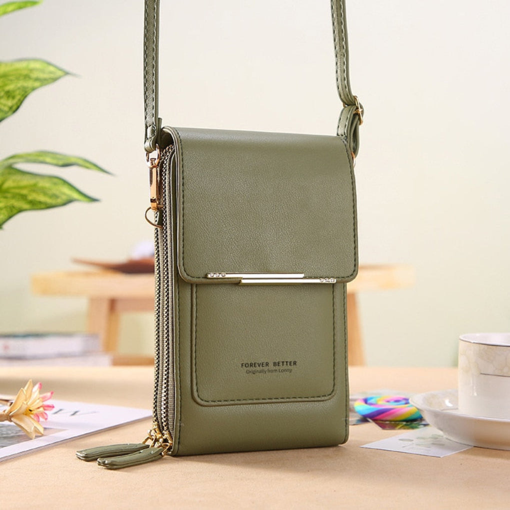 Wearclo | Women's Crossbody Phone Bag with Touchscreen Pocket