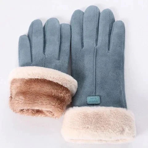 Wearclo | Women's Fleece Lined Winter Gloves with Touchscreen