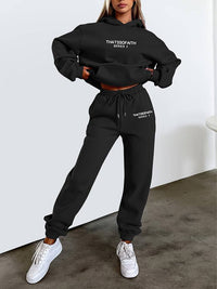Women's Cozy Athleisure Hoodie and Jogger Set