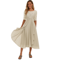 Elegant Lace Midi Dress