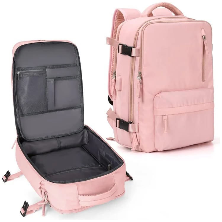 Wearclo | Women's Large Travel Backpack Water-Resistant Hiking Backpack