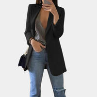 Wearclo | Women's Effortless Longline Blazer Jacket