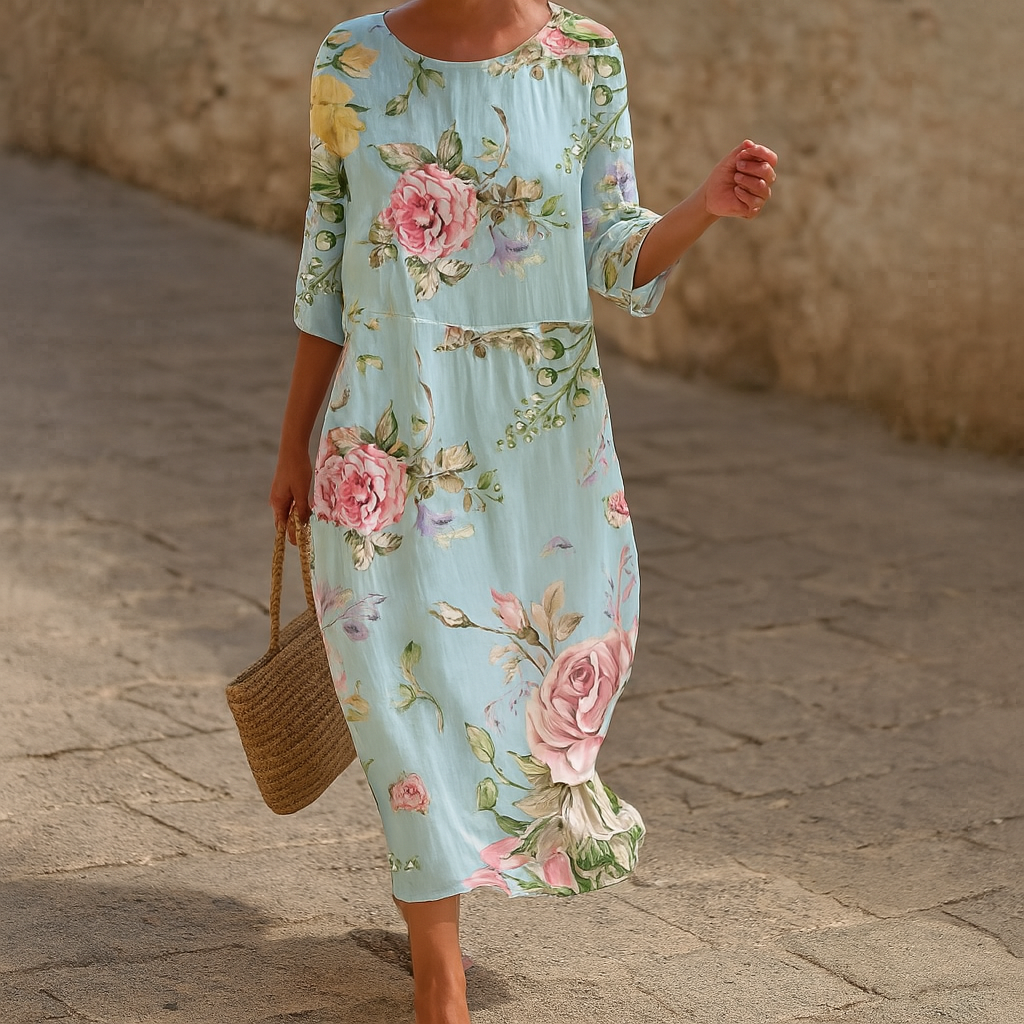 Wearclo | Women's Midi Dress Floral