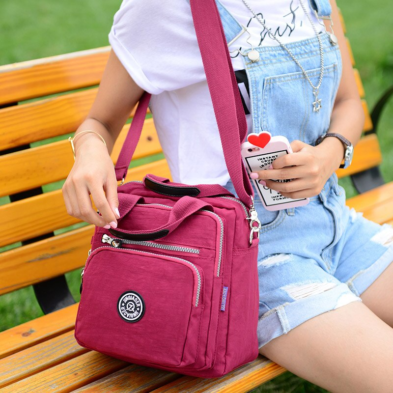 Wearclo | Women's Multifunctional Crossbody Bag with Multiple Compartments